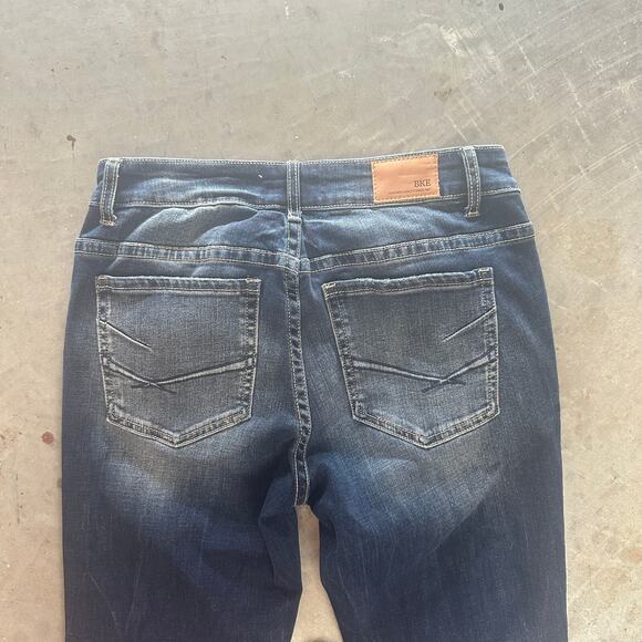 BKE Stella Mid-Rise Slim Fit Jeans Women's 30x31.5 Blue Denim Tailored Bootcut - Picture 6 of 10